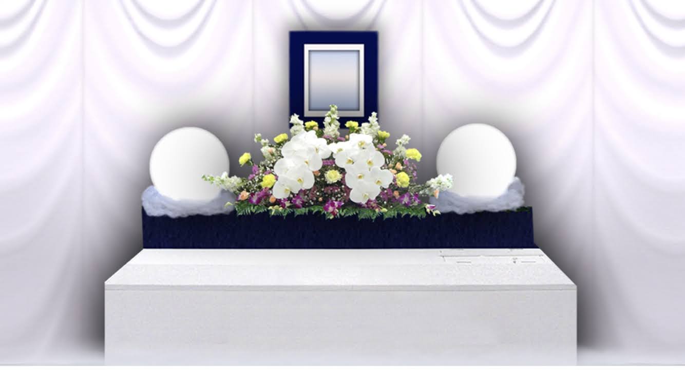 生活保護葬の祭壇イメージ